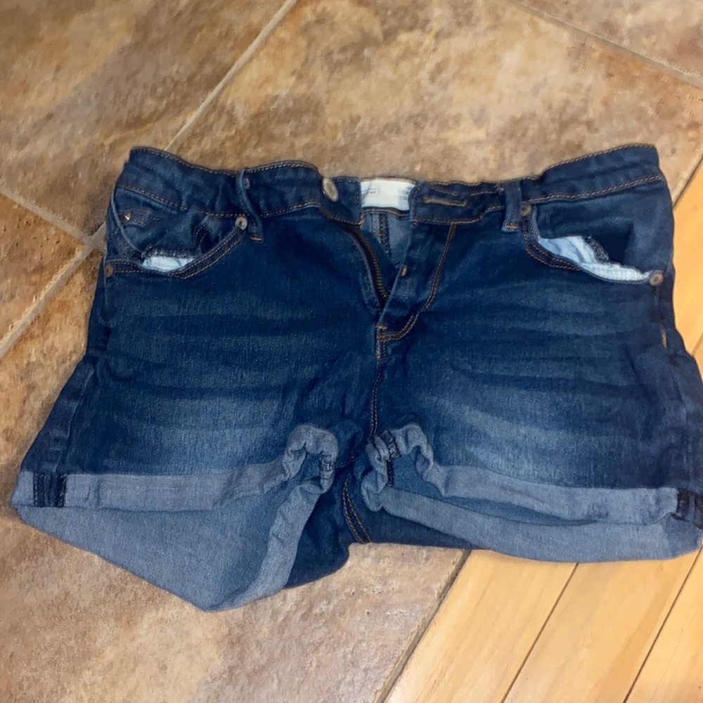 navy blue jean shorts
